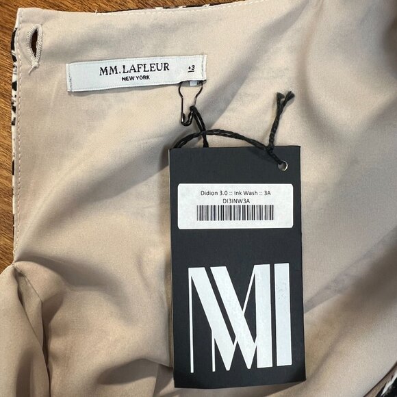 MM Lafleur Blouse Top Women +3 3X Multicolor Ink Wash The Didion Sleeveless New - Picture 8 of 12